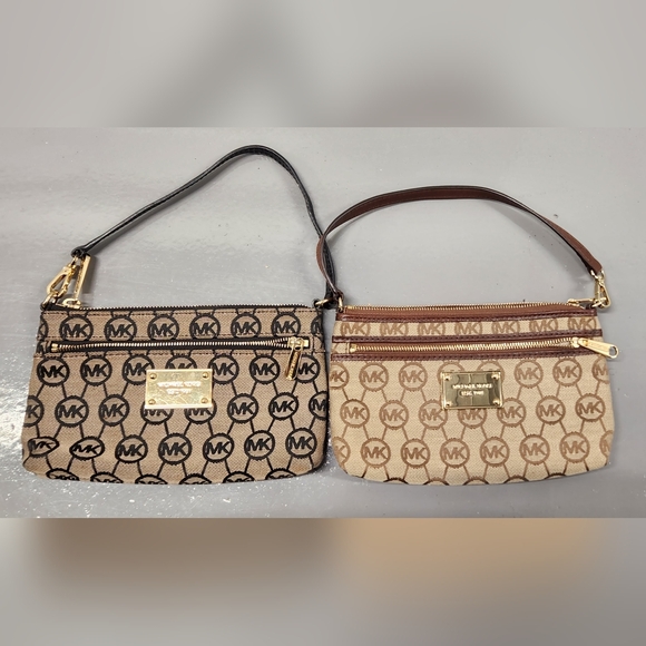 Michael Kors Women's Tan and Brown Crossbody Bags - Picture 1 of 10